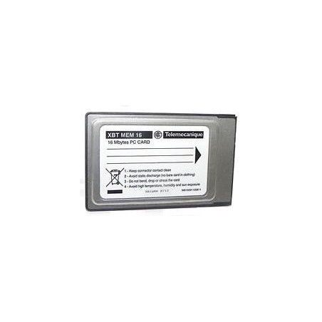 XBTMEM08 : Carte mémoire format PCMCIA type II 8 Mo