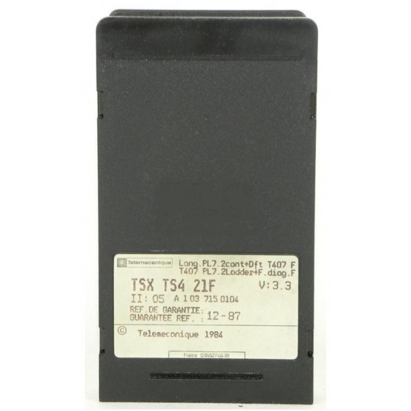 TSXTS450F : Cartouche logicielle pour T407