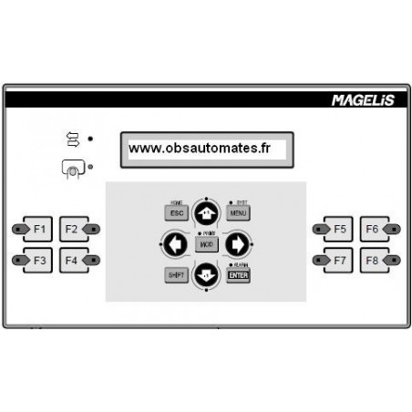 XBTP012010 : Terminal Magelis 24VDC fluorescent